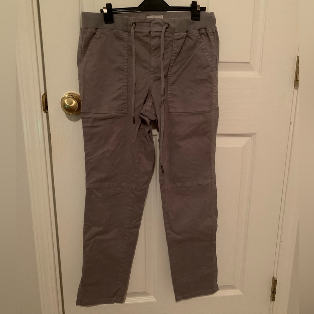 Gray Casual Pants